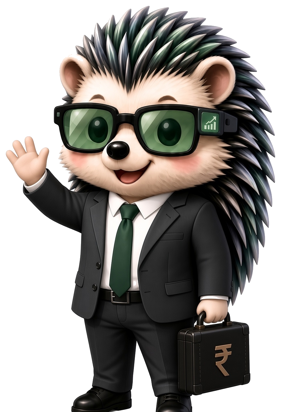 Quill, the Hedgehog Way of Finance mascot